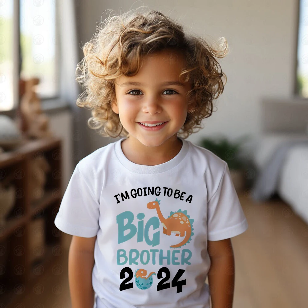 

I'm Going To Be A Big Brother Kids T-shirt Boys Casual Funny Child Tee Tops Short Sleeve T Shirts Spring Summer Kid Clothing