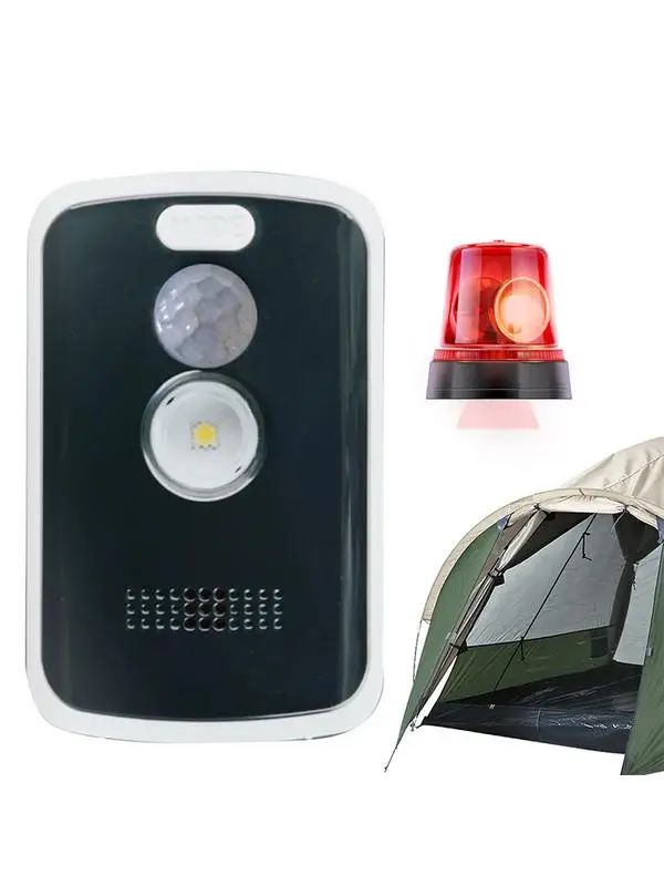 Camping Perimeter Alarm 125Db High-Volume Motion Sensor Perimeter Trip Alarm ติดตั้งง่ายอุปกรณ์รักษาความปลอดภัยกลางแจ้ง