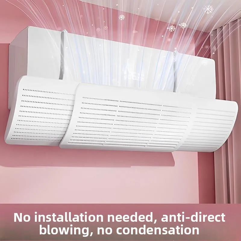 

New 2026 Air Conditioner Windshield Baby Nursing Prevent Direct Blow Baby Cold Air Outlet Windshield Curtain Dustproof Cover