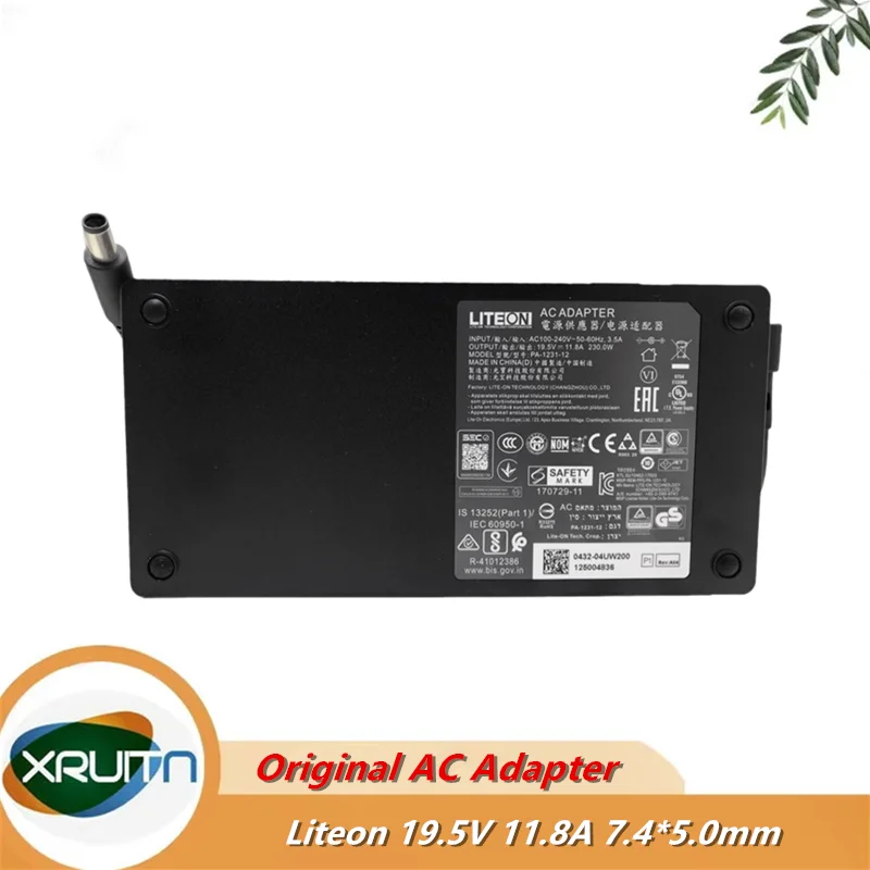 

Original Liteon 19.5V 11.8A 230W AC Adapter Laptop Charger for Intel NUC 8 VR NUC8i7HNK NUC8I7BEH Gaming Desktop PC Power Supply