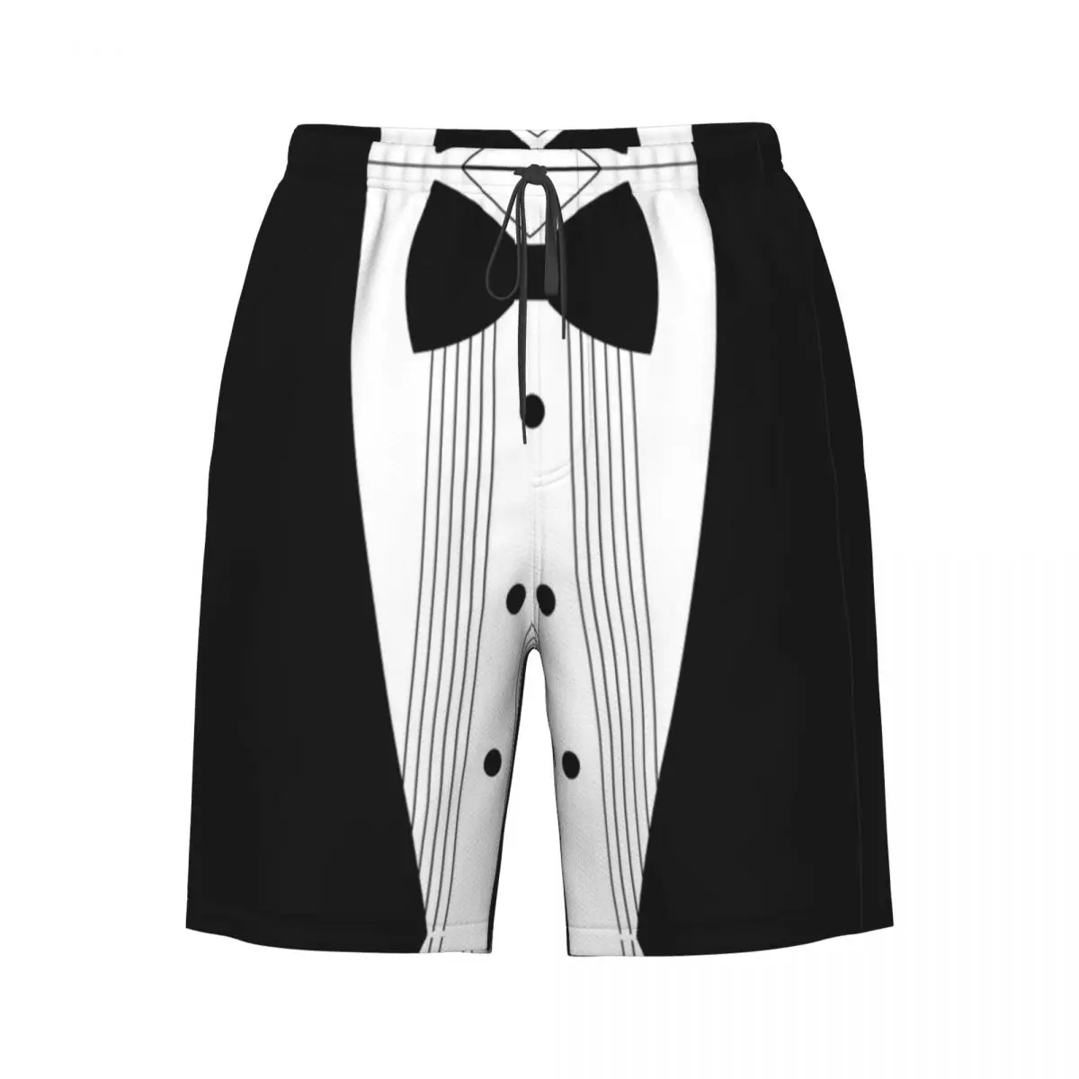 

Cute Tuxedo Men Swimsuit Swimming Trunks Boxer Swim Beach Quick Dry Swimming Shorts