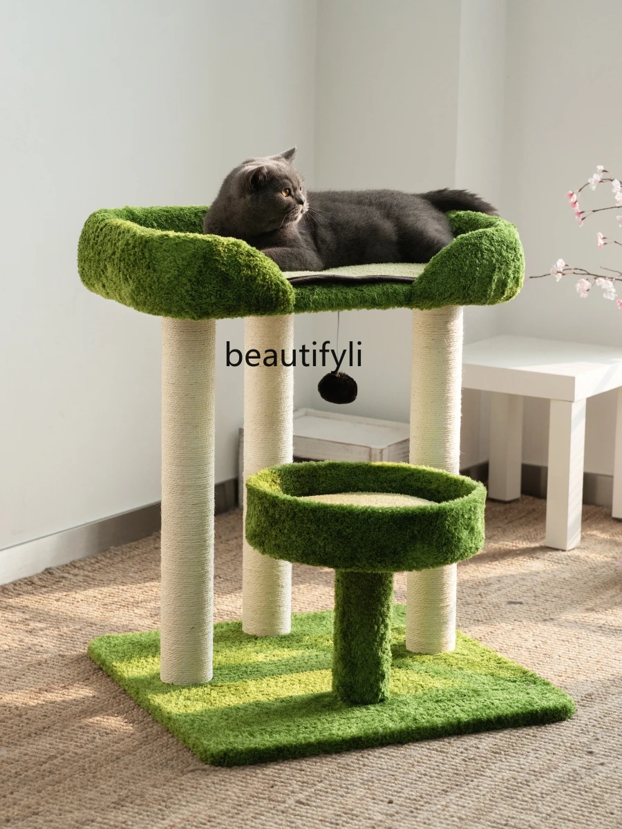 Cat Nest Tree Chamfer One Sisal Replacement Mat Cat Toy Climbing Cat Climber Big Bed