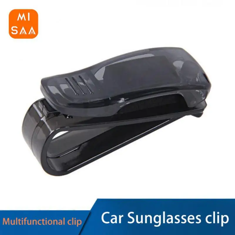 Car Bill Clip Universal Multifunction Car Interior Accessories Car Glasses Frame Portable Car Glasses Clip Car Glasses Box Seat