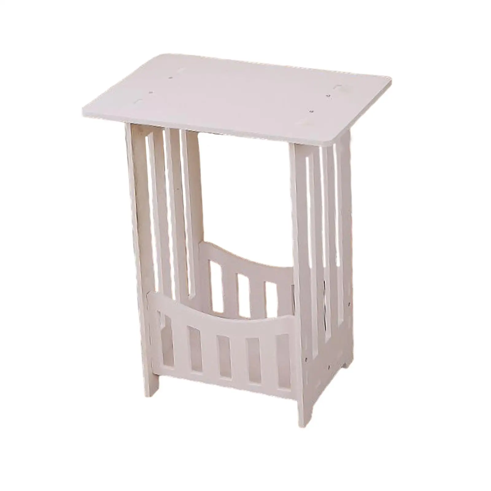 Side Table Corner Table Lightweight for Small Space Creative End Table Small Bedside Table for Cafe Dorm Bathroom Living Room