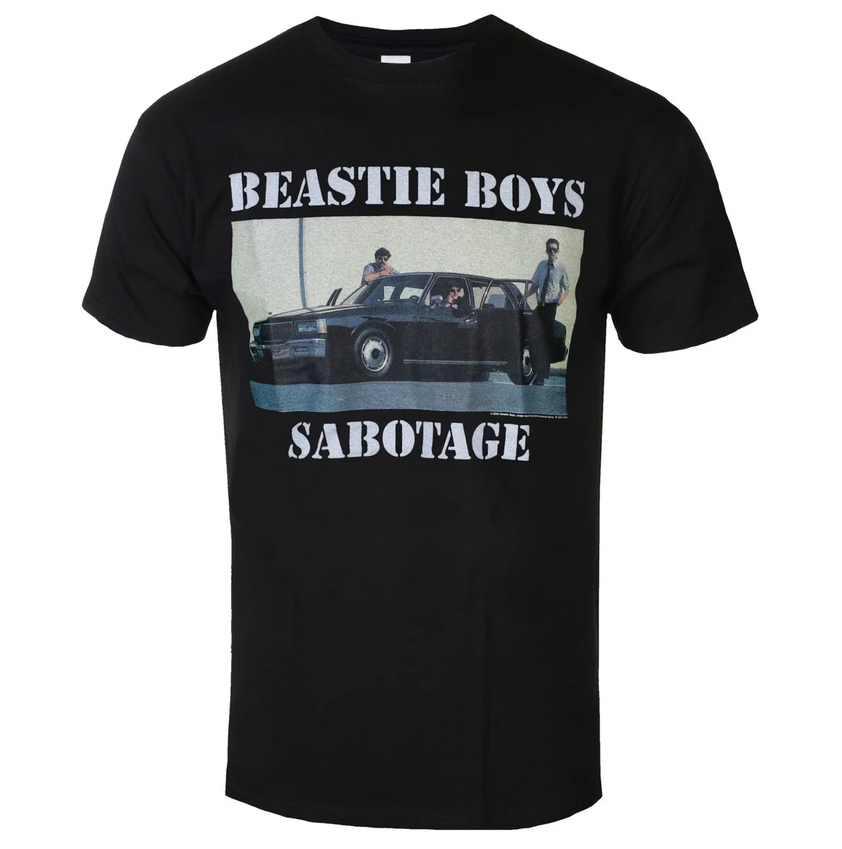 Beastie Boys Sabotage MV Car Photo Graphic Tee Classic 90s Hip Hop Streetwear Casual Unisex