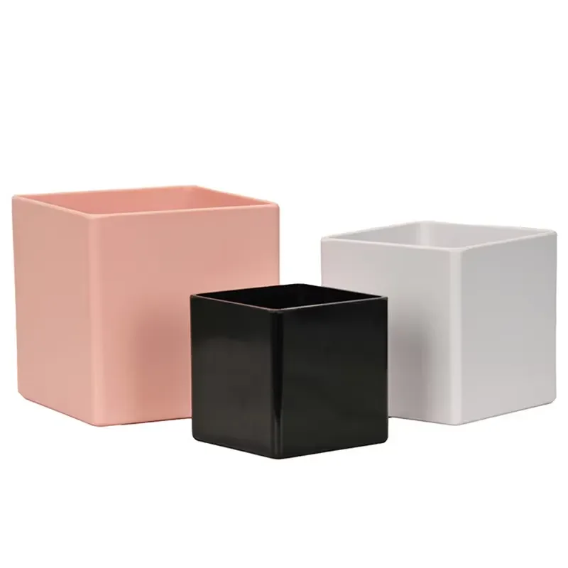 for Garden Plastic Pots for Indoor Decoration More Size Plastic Pots for Plants Square Plant Pots