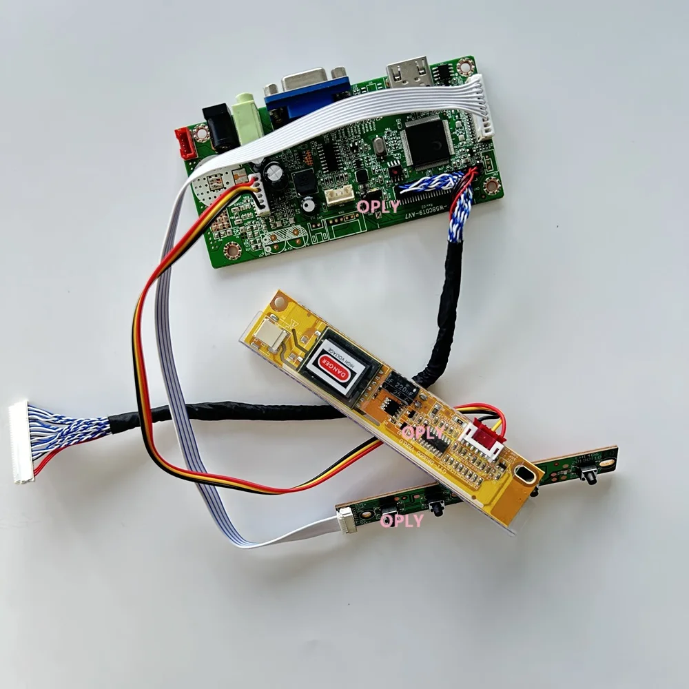 

58C Controller board HDMI-Compatible VGA for N156B3-L02 N156B3-L0B N156B3 1366X768 15.6" Panel Screen monitor DIY LCD 1 lamp DIY
