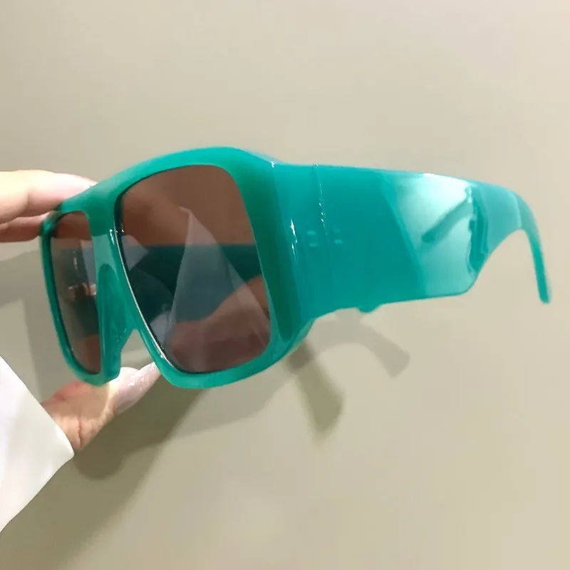 Retro Oversized Pilot Square Sunglasses Women Fashion Luxury