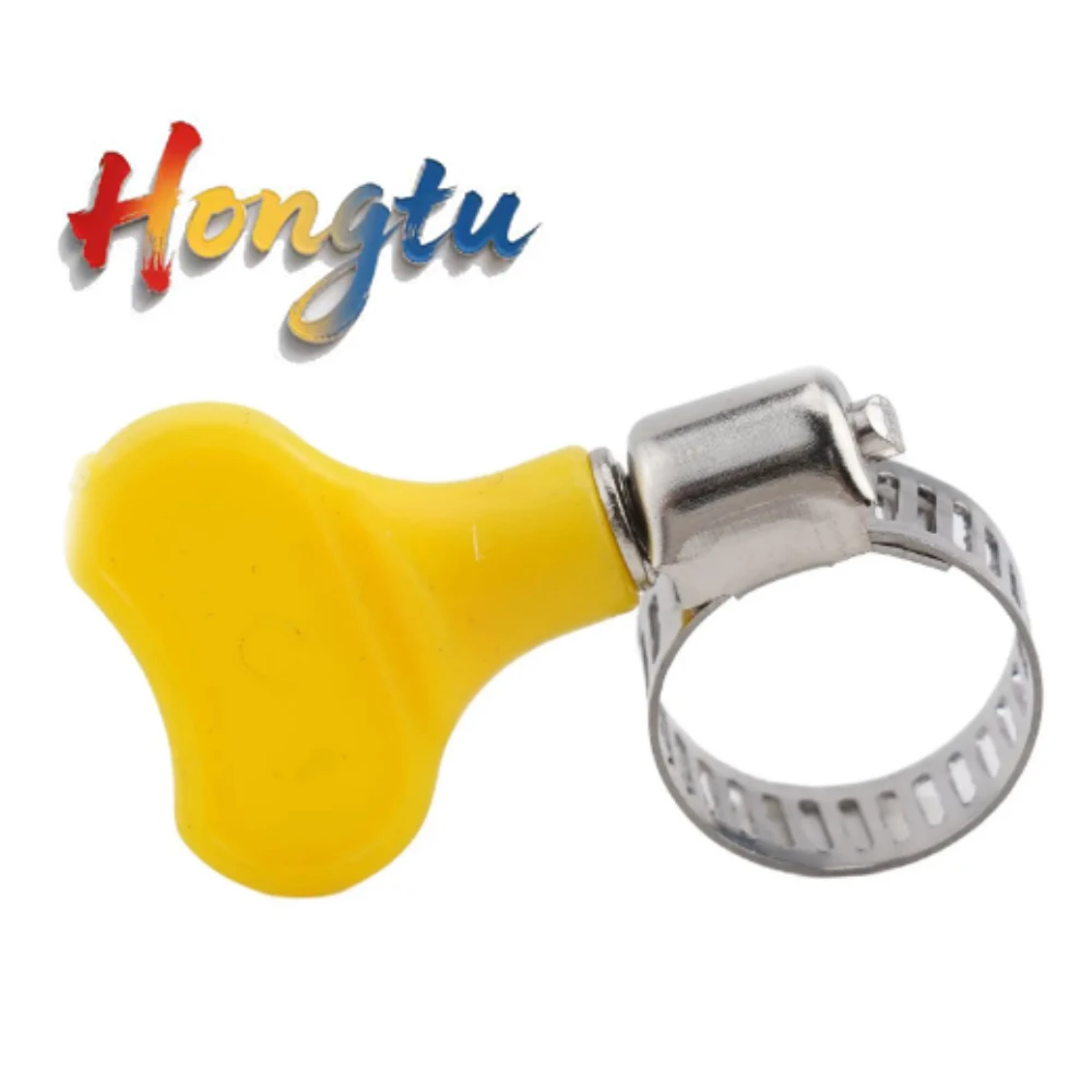 

Clamps Handle Plastic Handle Silver Adjustable Plastic Handle Through Hole Structure Powerful Torque Tight Seal