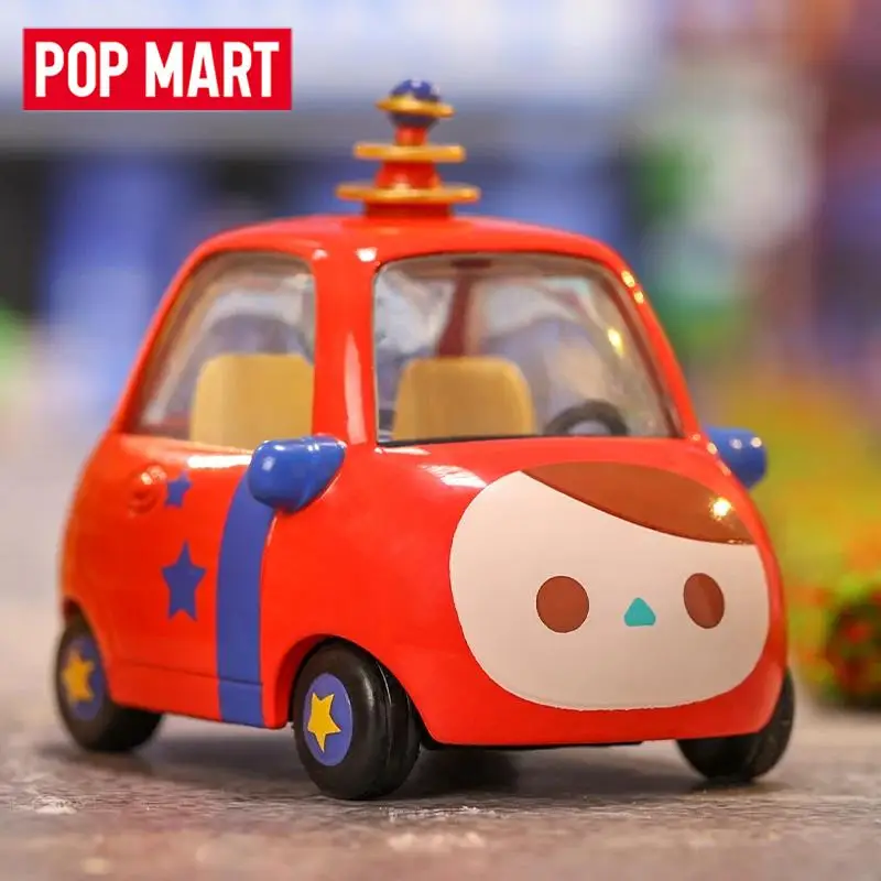 

POP MART POPCAR Cute Private Car Series Genuine Mystery Box Blind Box Guess Bag Toys Doll Cute Desktop Ornaments Collection Gift