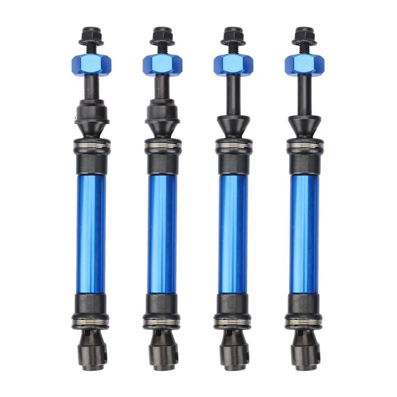 

4Pcs Metal Heavy Duty Drive Shaft CVD for 1/10 Traxxas Slash Rustler Stampede VXL 4X4 4WD RC Car Upgrade Parts