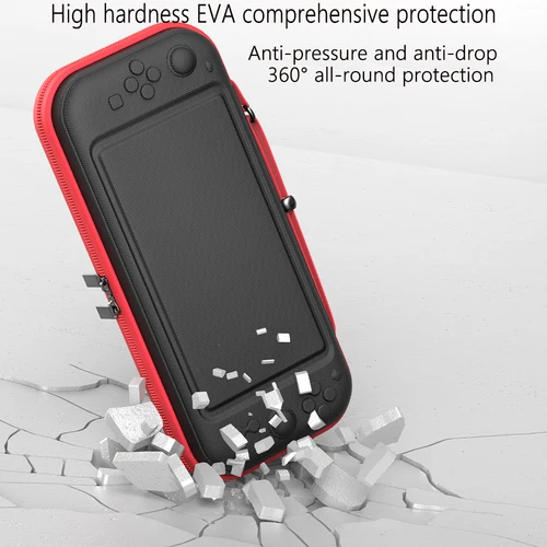 Imagen 2 del producto Para n-switch 2 EVA funda protectora de carcasa dura interruptor grande 2 bolsa de almacenamiento de viaje bolsa de transporte portátil impermeable para Switch 2