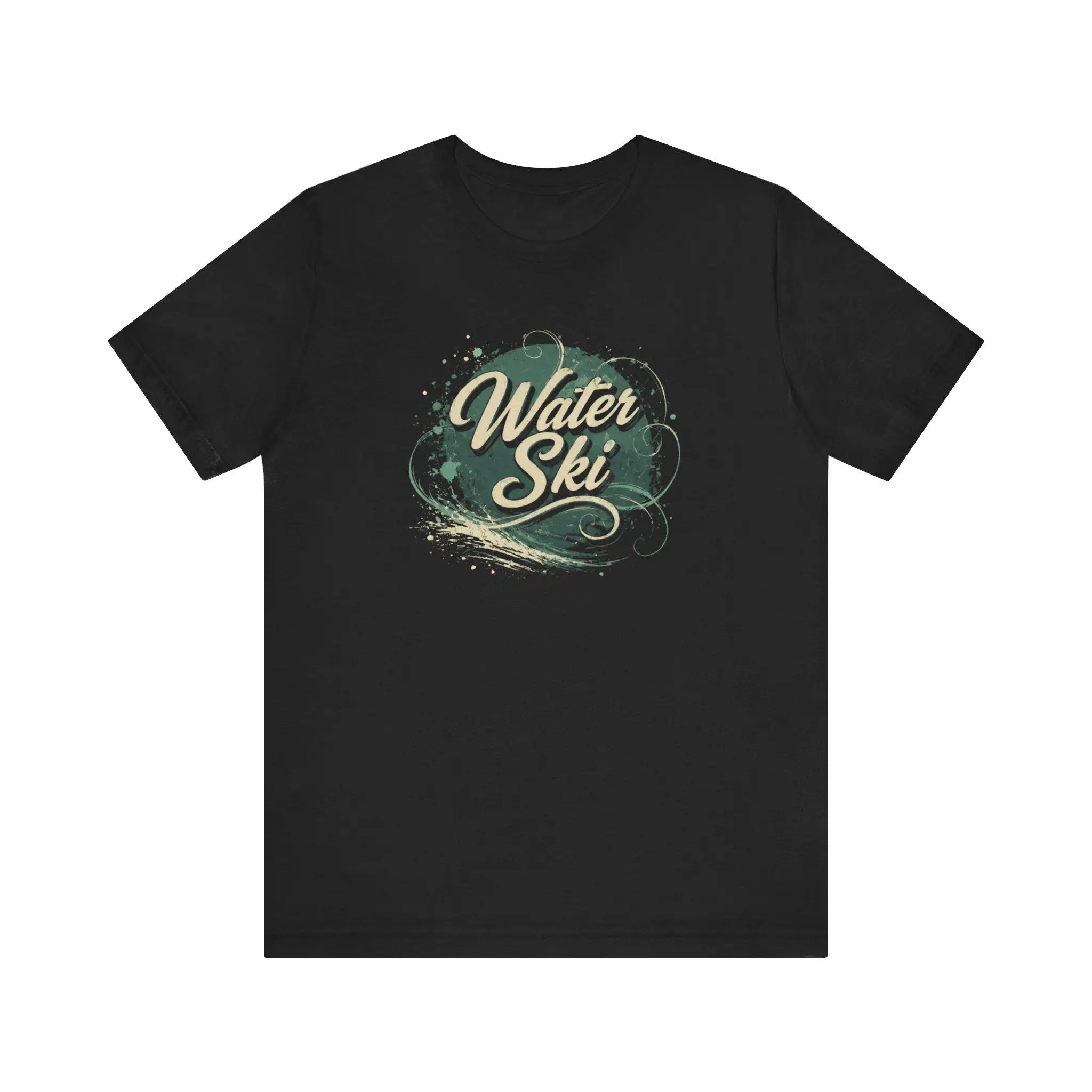 Retro Waterboarding T-shirt, Retro Waterboarding Pattern T-shirt, Lake Life T-shirt, Water Sports T-shirt, Rustic Retro Style