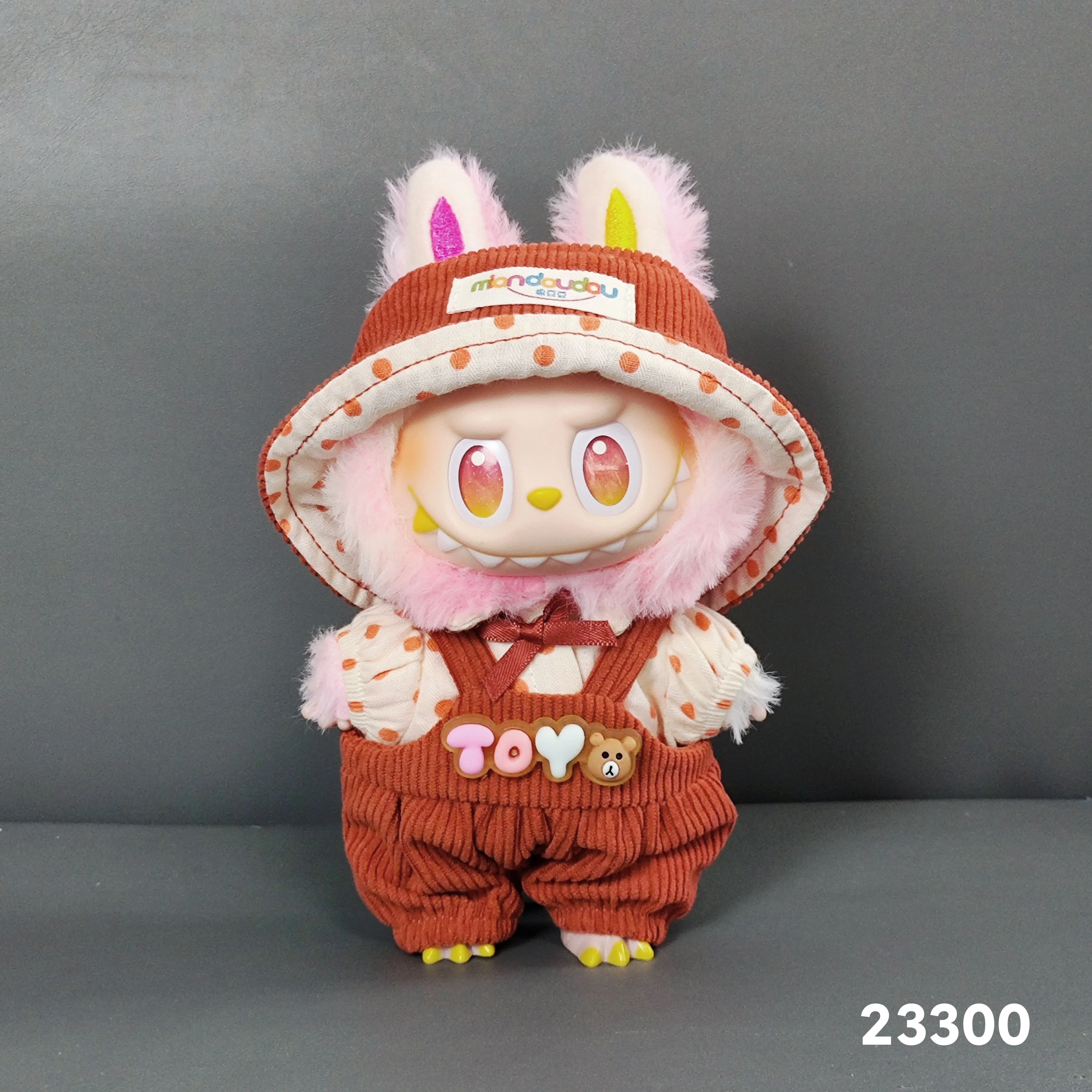 17 cm große Labubu II Idol sitzende Partypuppen – süße Mini-Plüschpuppenkleidung und Zubehör für Korea Kpop EXO, DIY-Kleidungsgeschenk