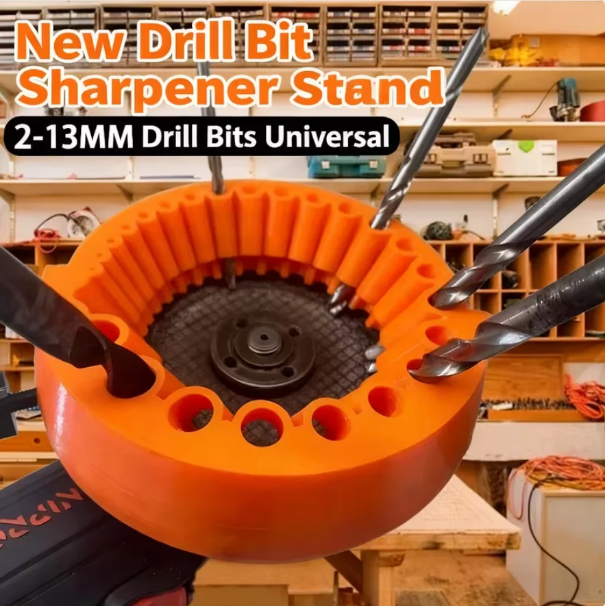 

Станок для заточки сверл на 24 паза с ручным управлением, подходит для DIY и тяжелых работ, из прочного пластика