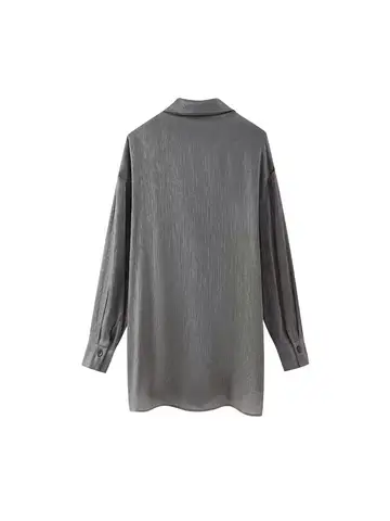 Dammode med knuten texturerad kimonojacka och raka byxor med hög resår i midjan, tvådelade set för kvinnor, Mujer 12 best sales Zara 2-delat set - №10