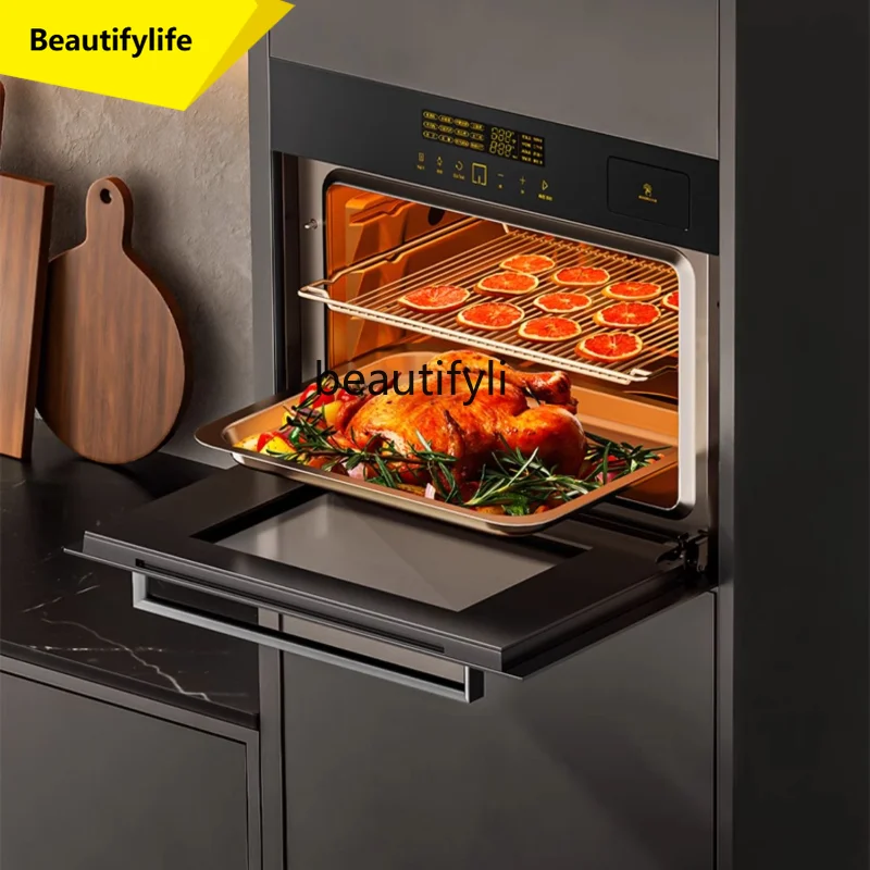 

A61 Steaming, Baking, Frying and Stewing All-in-One Machine Es3. I Household Multi-Functional Embedded Electric Oven Household