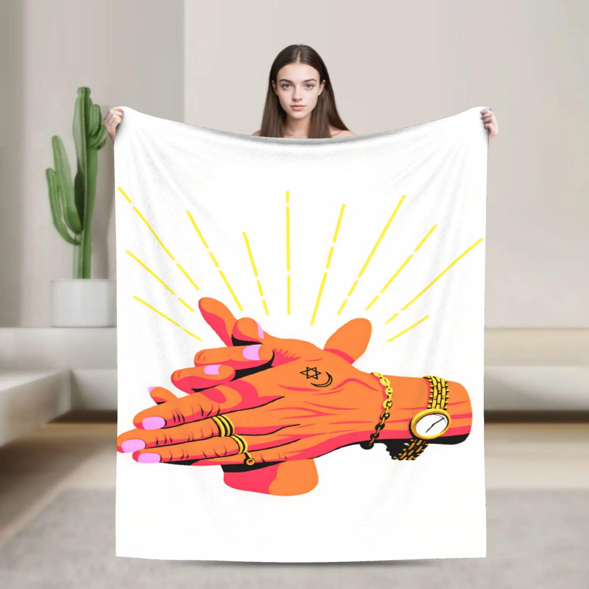 Super Soft Blanket Travel Camarón de la Isla  Throw Blanket  Flannel Bedspread For Home Decor Funny Sofa Bed Cover