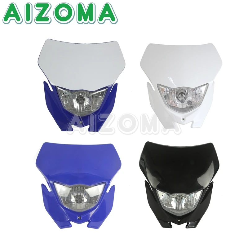 Dirt Bike Offroad Motocross 12v HI/lo Beam H4 Headlight Fairing Enduro Headlamp Supermoto For Yamaha WR 450/426/250 WR250F WR450