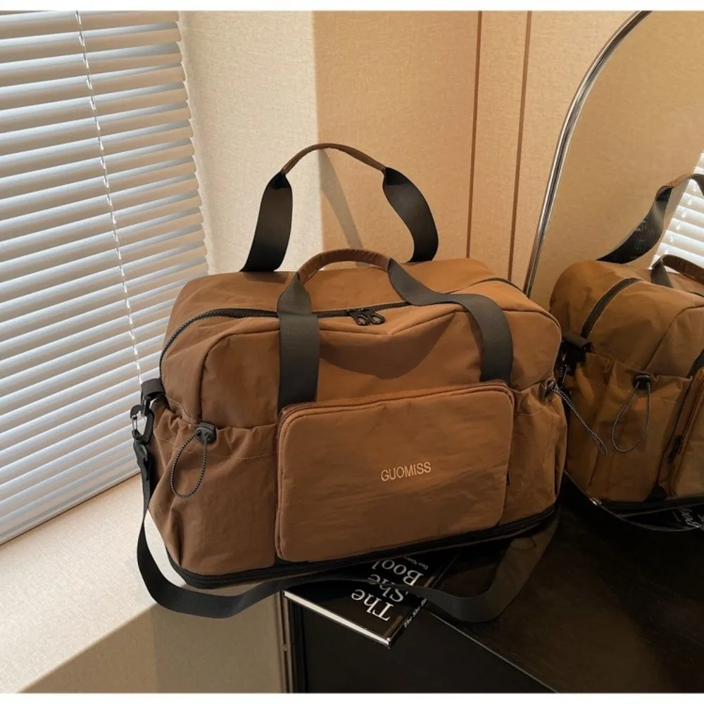 

Складная дорожная сумка большой емкости, разделительная сумка для сухого и влажного багажа, многофункциональная легкая спортивная сумка для фитнеса, деловые поездки