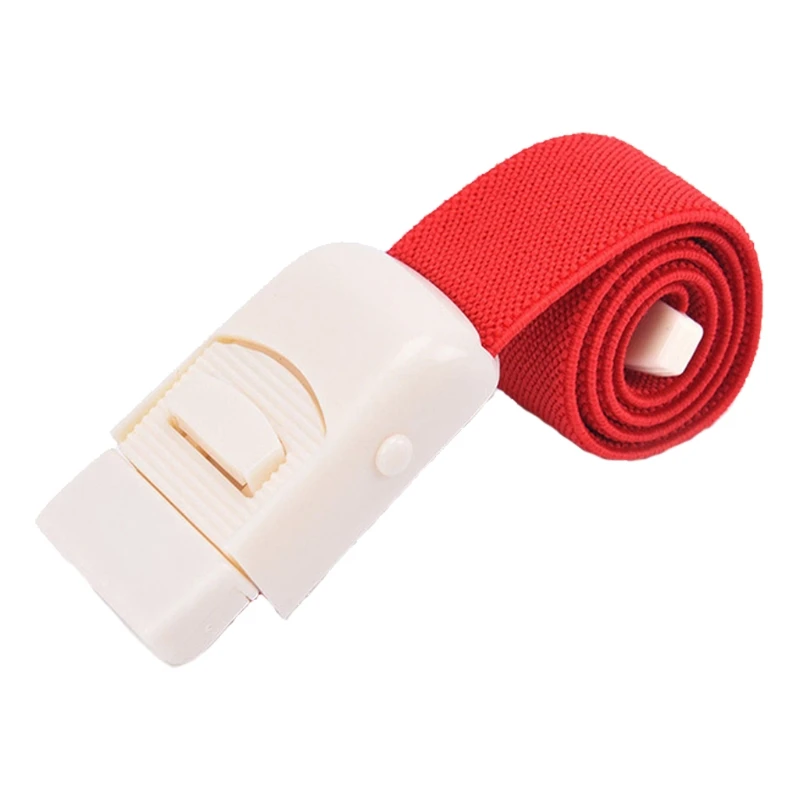 Multicolor Tourniquet Band Elastic Belt Emergency Adjustable Hemostatic Blood First Aid Strap with Quick Release Buckle for