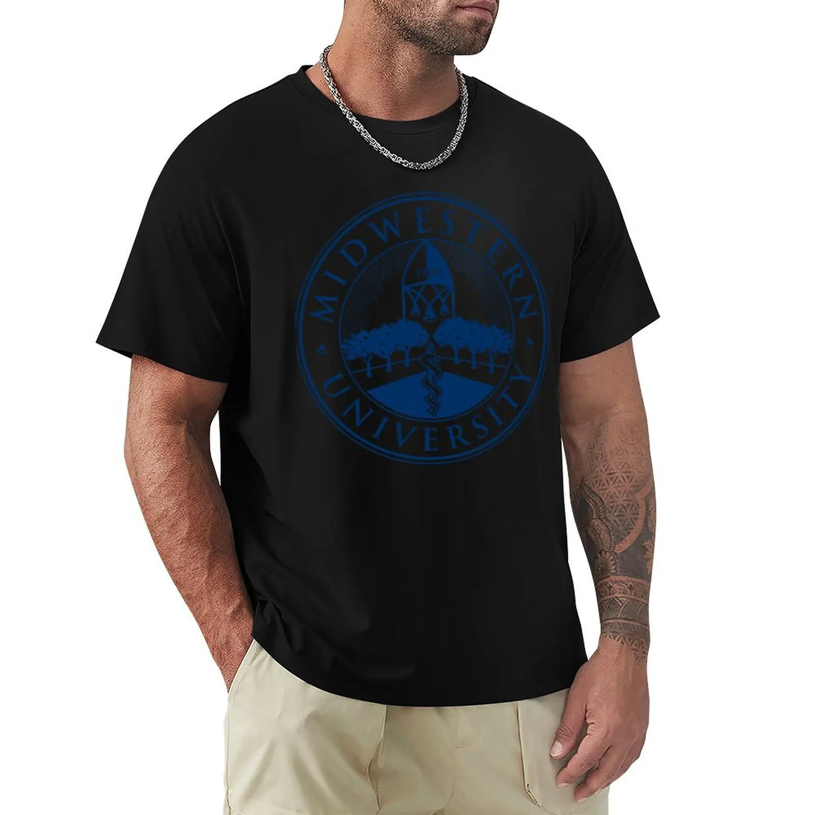 

Midwestern College T-Shirt Blouse shirts graphic tee vintage clothes tee shirts for men