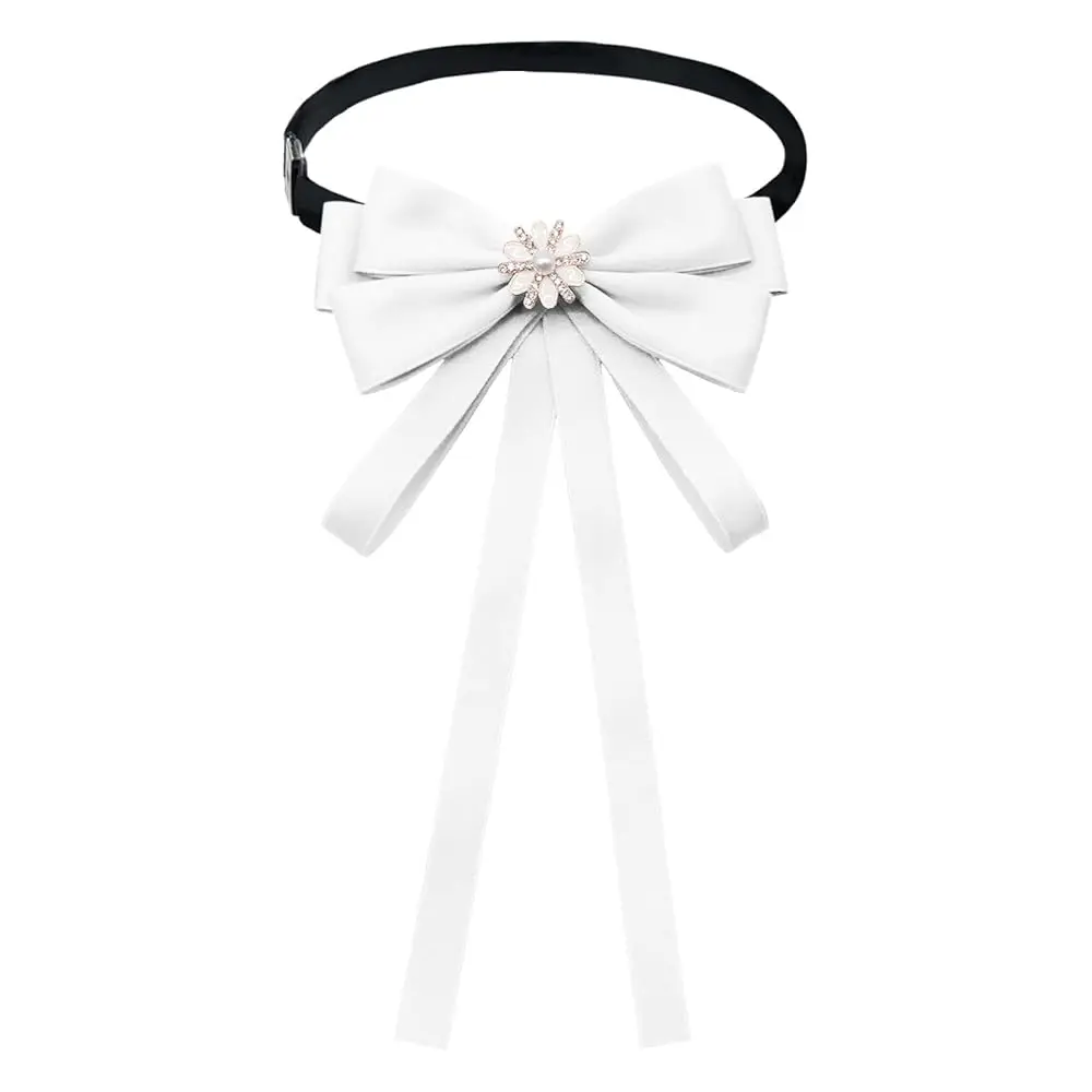 

Галстуки-бабочки для женщин, готовые регулируемые галстуки-бабочки, однотонные галстуки-бабочки с лентой для девочек, женщин, для школы, повседневной носки, вечеринок, работы