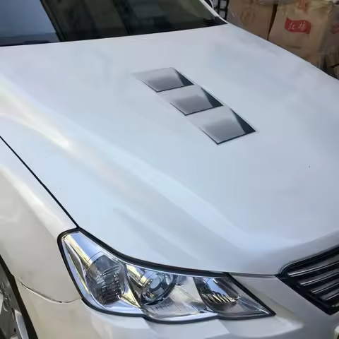 Funny Stickers 3D Fake Vents Decorative Outlet Side Vents stickers Vinyl Motorcycle Decal Personality Waterproof Accessories