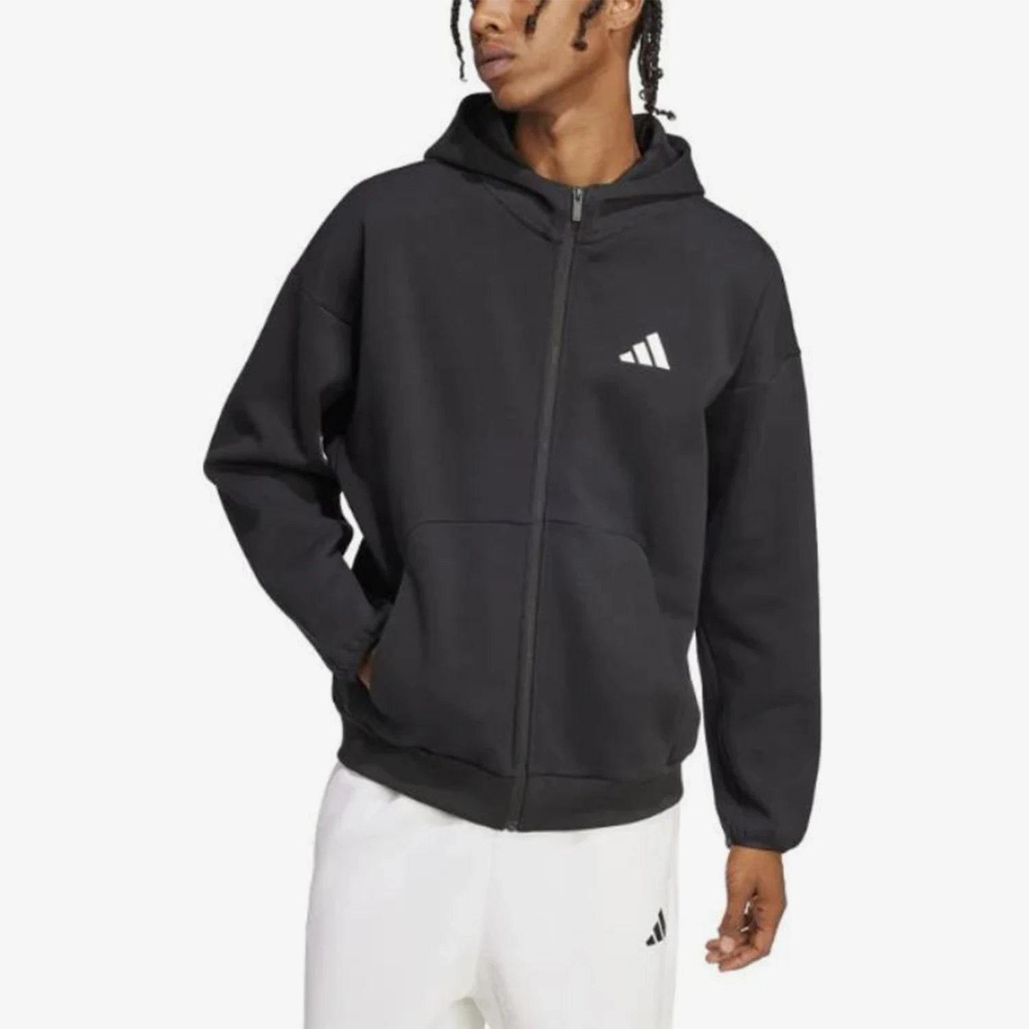 

Adidas Official Authentic 25, весенняя новая мужская вязаная теплая свободная куртка JI8768