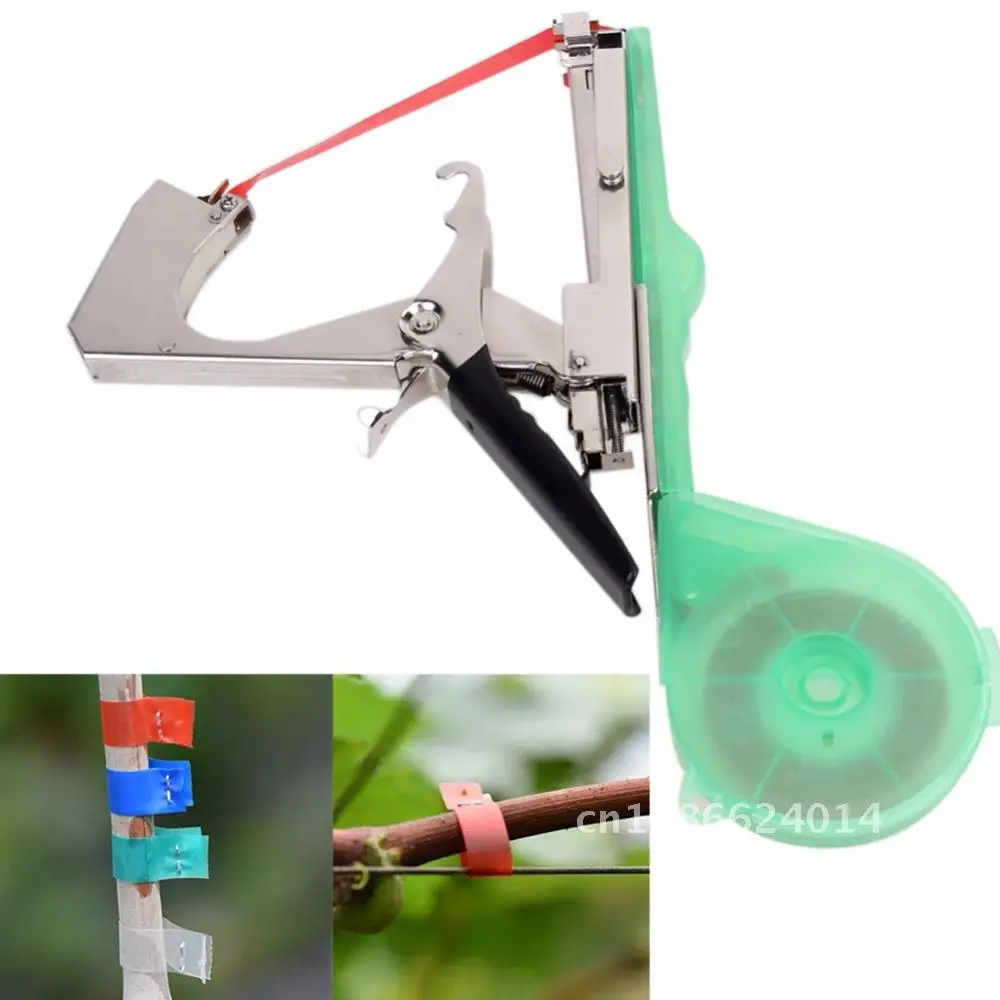 Orchard Farm Vine-tying Unit Garden Hand Tying Binding Machine kit with 10pcs Tape and STAPLE