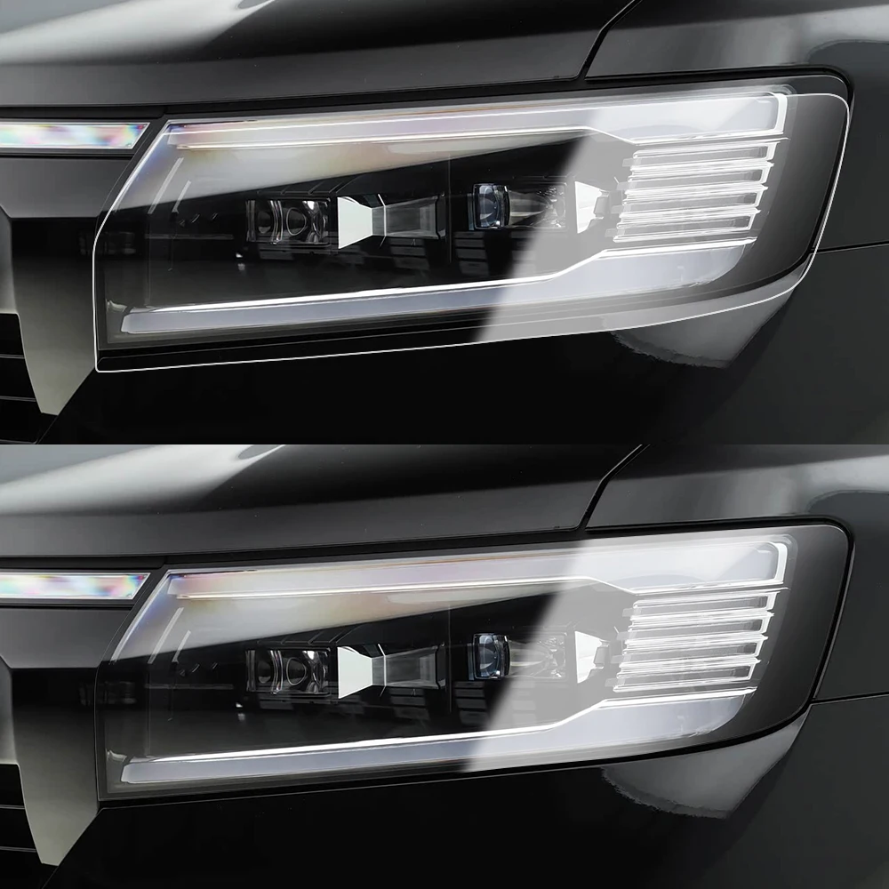 

Для Denza B8 2025-2026: Защитная пленка для фар, дымчато-черная, предварительно вырезанная, антицарапийная, глянцевая виниловая пленка, автомобильные аксессуары