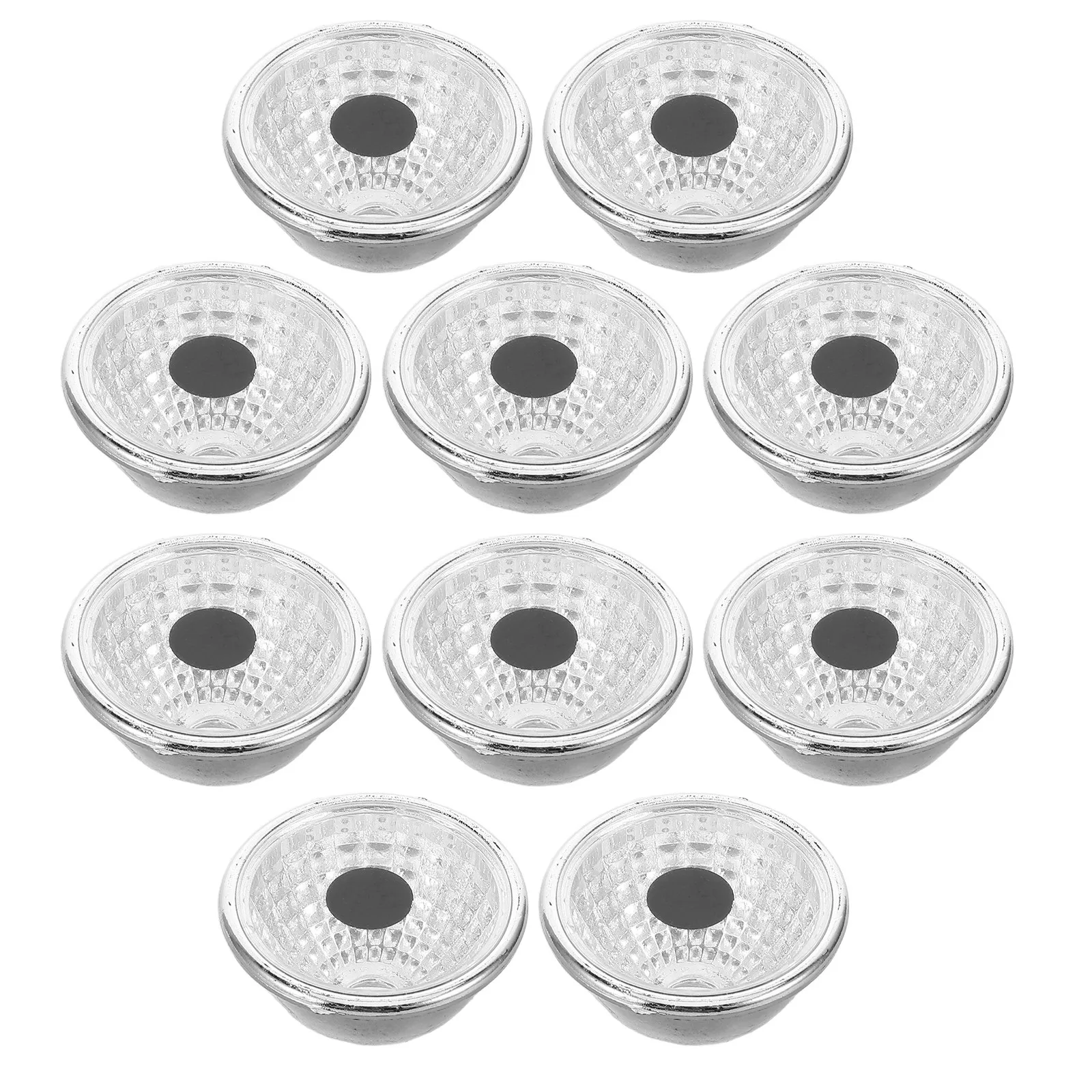 

100Pcs Weatherresistant Solar Light Beads Plastic Spotlight Cups for Garden Landscape Accessories Animal Eye Decoration DIY
