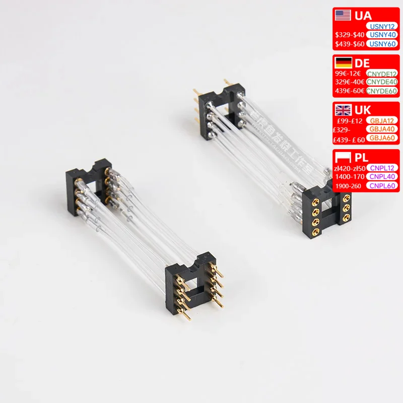 Nvarcher DIP-8 straight plug extension cord socket OPAMP operational amplifier IC For discrete op Amplifier