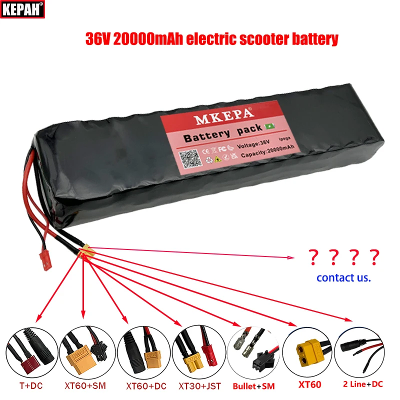 air transport！10S3P 36V 20Ah Electric Scooter Bicycle Battery,For Kugoo S2 / S3 / S4 / M2,etc,accessories,equipped with BMS