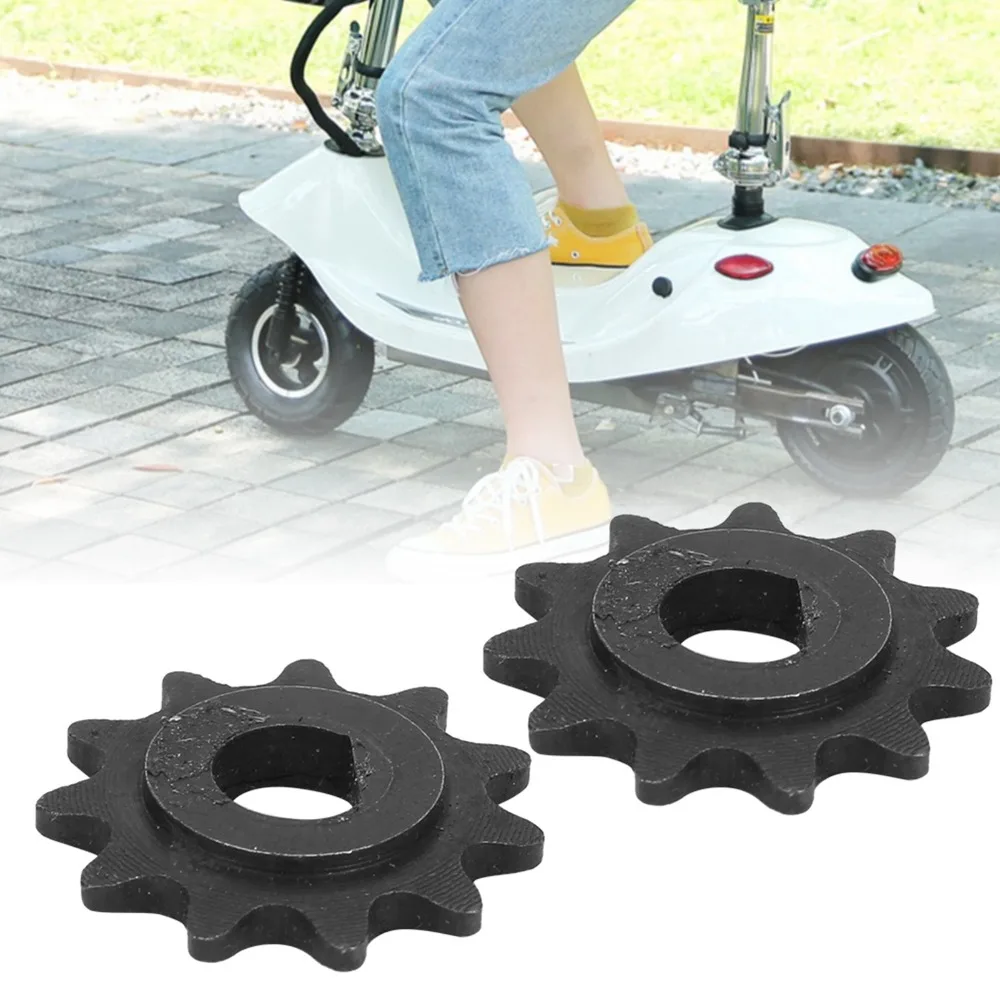 

2 шт. прочная 25H 11T звездочка для электронного скутера 8 мм внутренняя черная моторная шестерня металлическая электрическая звездочка привод двигателя