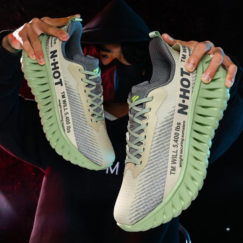 

High-quality Men's Running Shoes Cushioning Outdoor Cross Training Jogging Breathable Comfy Sneakers Men Walking Training Shoes