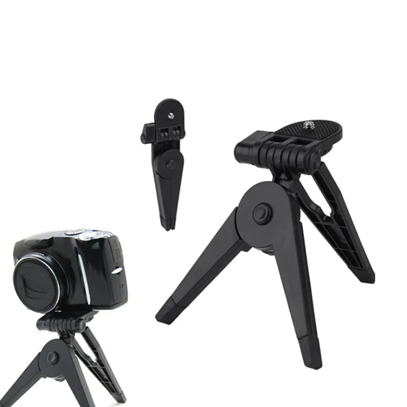 Folding Tripod Stand Portable Tabletop Support For DSLR SLR Camera Outdoor Photography Video Accessory For Camera Shooting Setup