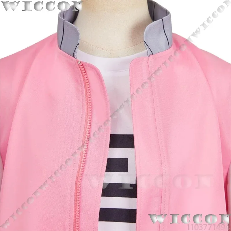 أزياء شاوتانغ رو أنيمي ساكاموتو دايز التأثيرية شعر مستعار أحمر طويل معطف وردي صيني مافيا فتاة بدلة نسائية للهالوين Roleplak؛ 3، c'5.b؛ 8' #5