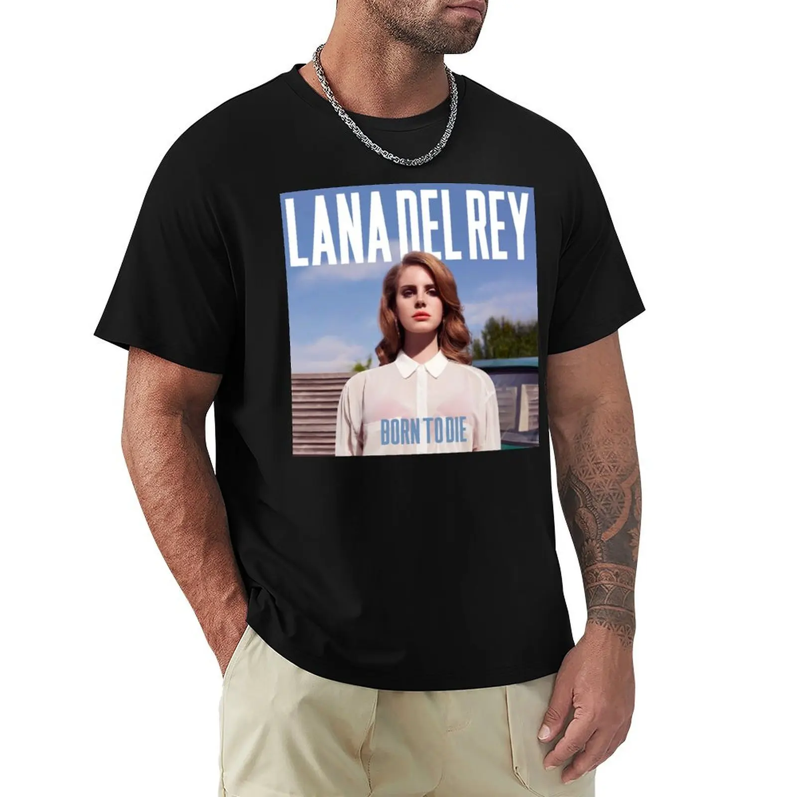 lana del ray the born tour 2022 masagus T-Shirt Big and Tall Casual T-Shirt