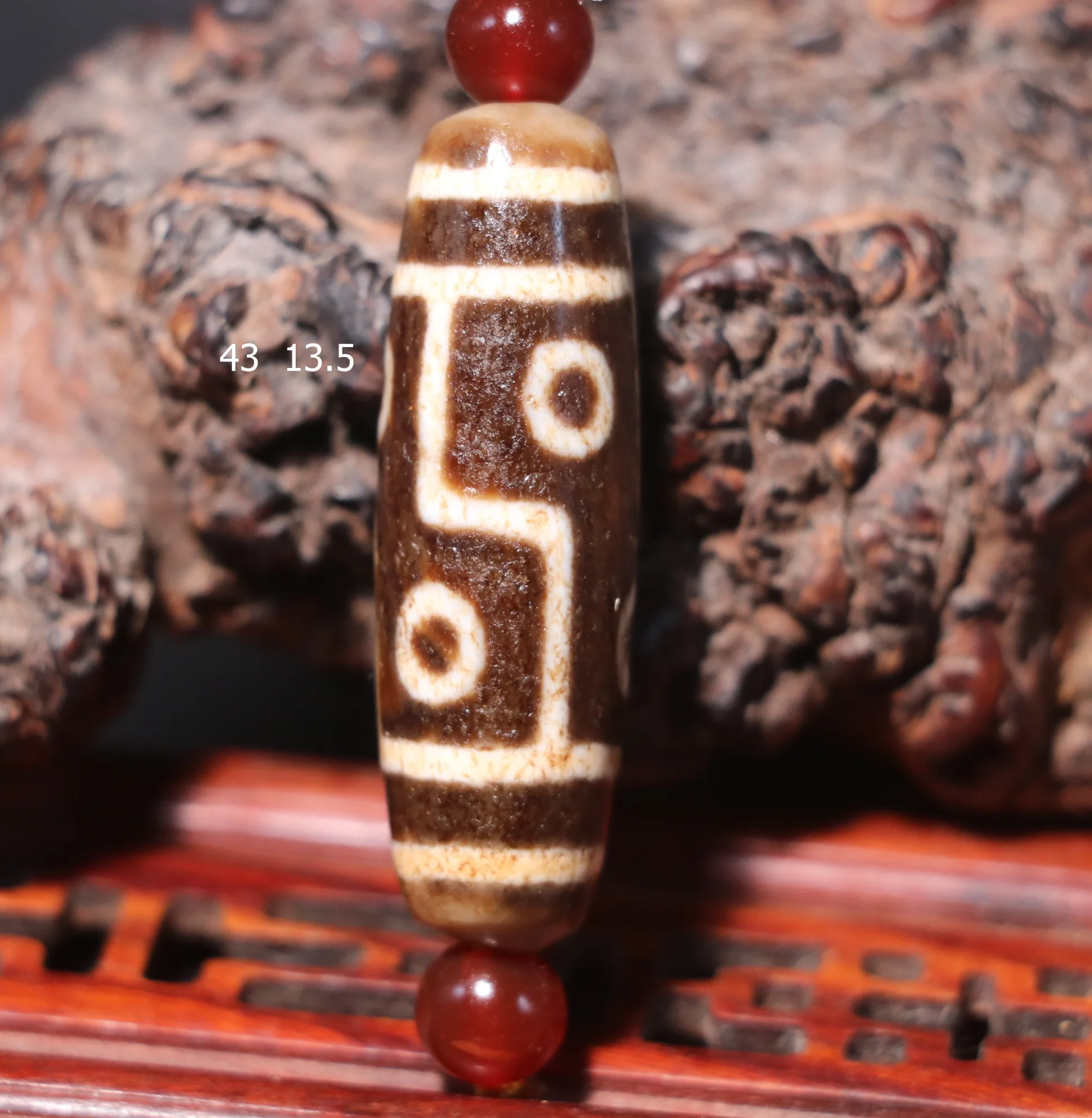 

Magic Power Energy Tibetan Old Agate Fold Line 6 Eyed dZi Bead Amulet Fit For Making Bracelet UPD211026A2 Timestown Sauces