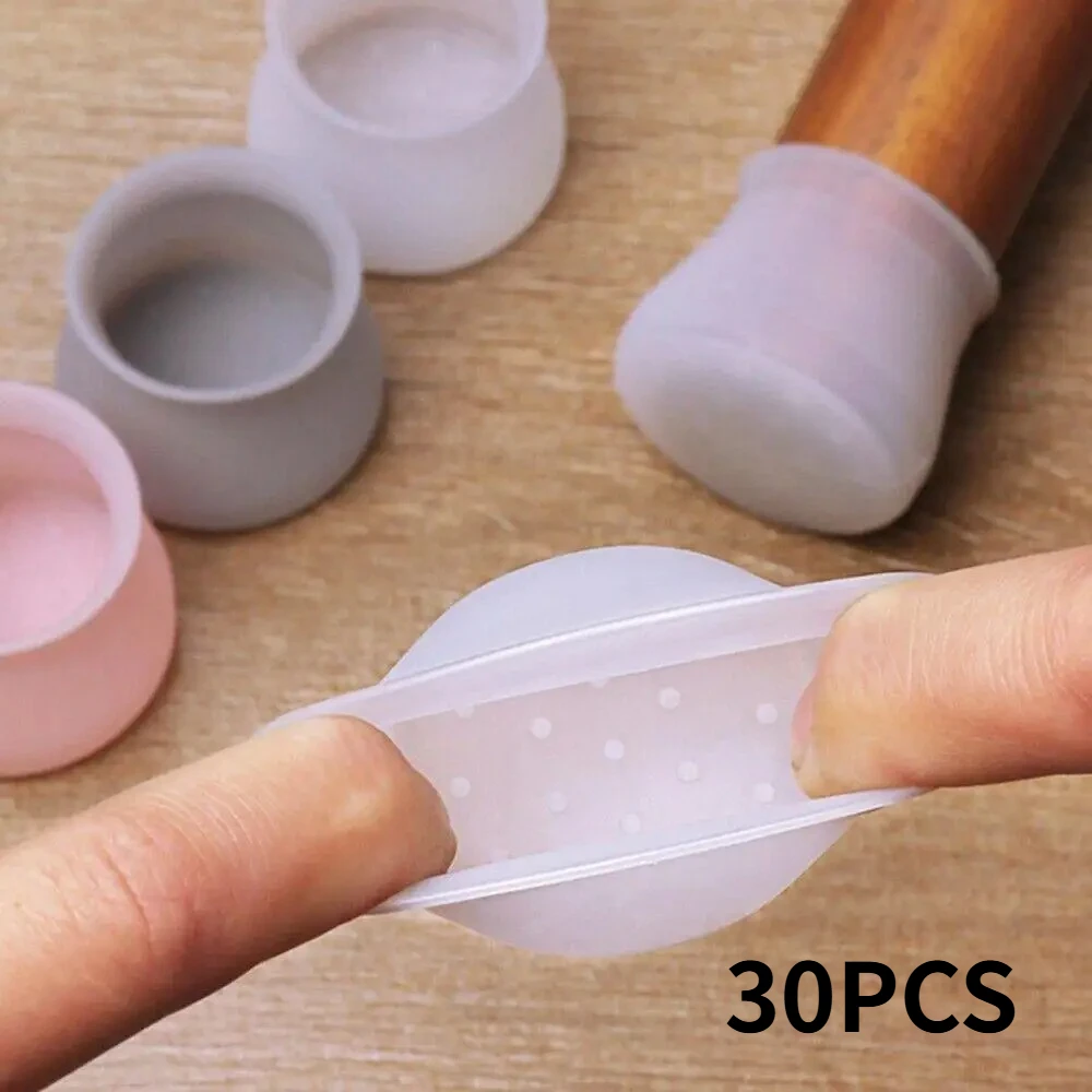 30-piece set of chair foot pads for anti-slip protection - table top and leg pads