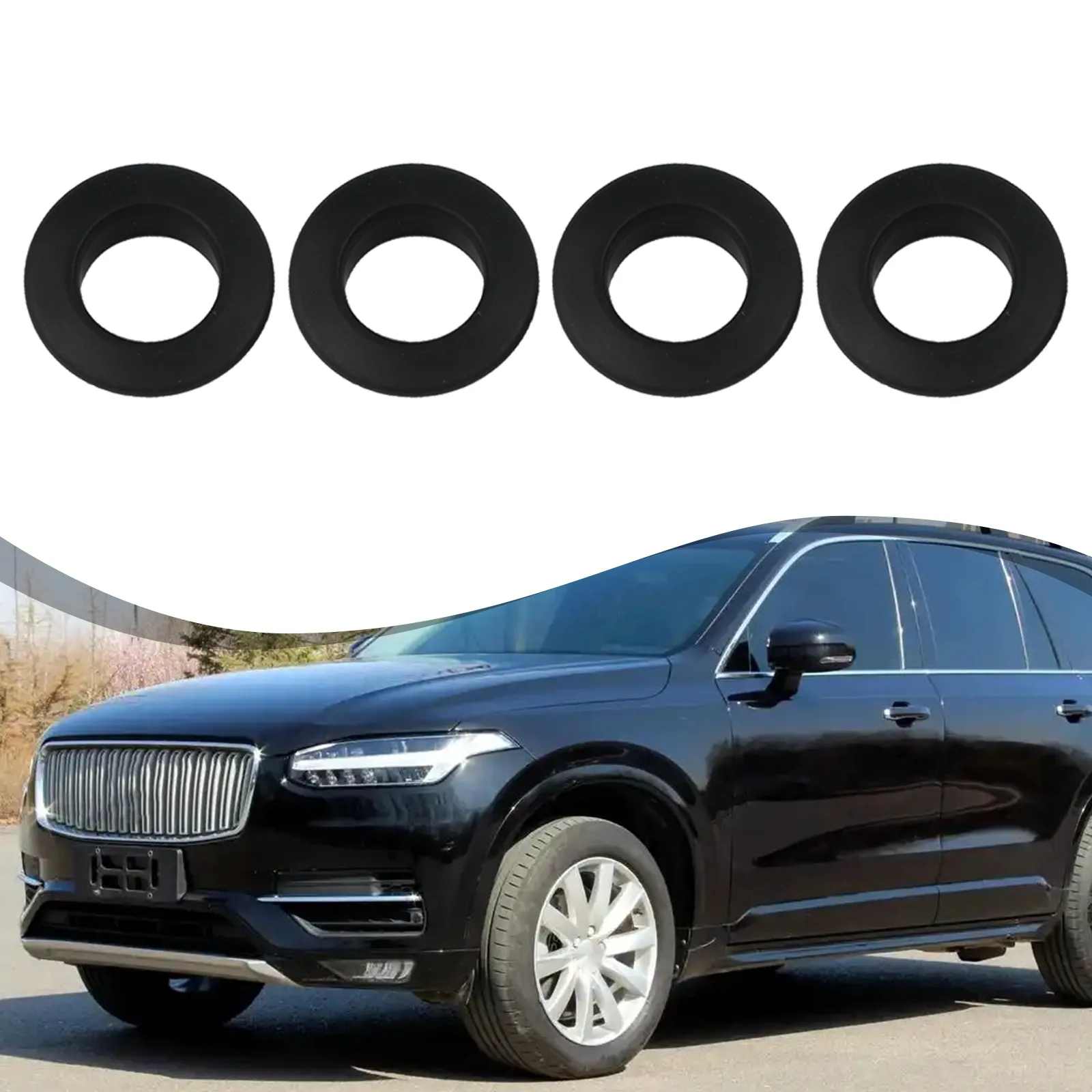 

Комплект из 4 шт. замков-фиксаторов для дверных панелей автомобиля (с уплотнителями) для Volvo S80, S60, V70, XC70 – Автомобильные аксессуары