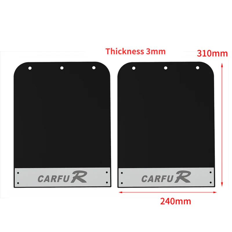 Automotive Mudguard Universal New Energy Eva Plastic High Temperature Resistant And Waterproof Car Mudguard With Stainless Steel