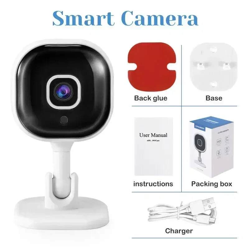 For Indoor Use CCTV Home Camera 1080P HD Mini Security Camera Home Security 1080P HD Resolution Compact Design