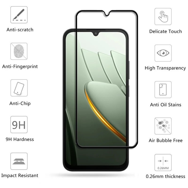 Full Cover Glass For Poco C81 Pro Tempered Glass For Xiaomi Poco C81 Pro Screen Protector HD Protective Phone Film Poco C81 Pro