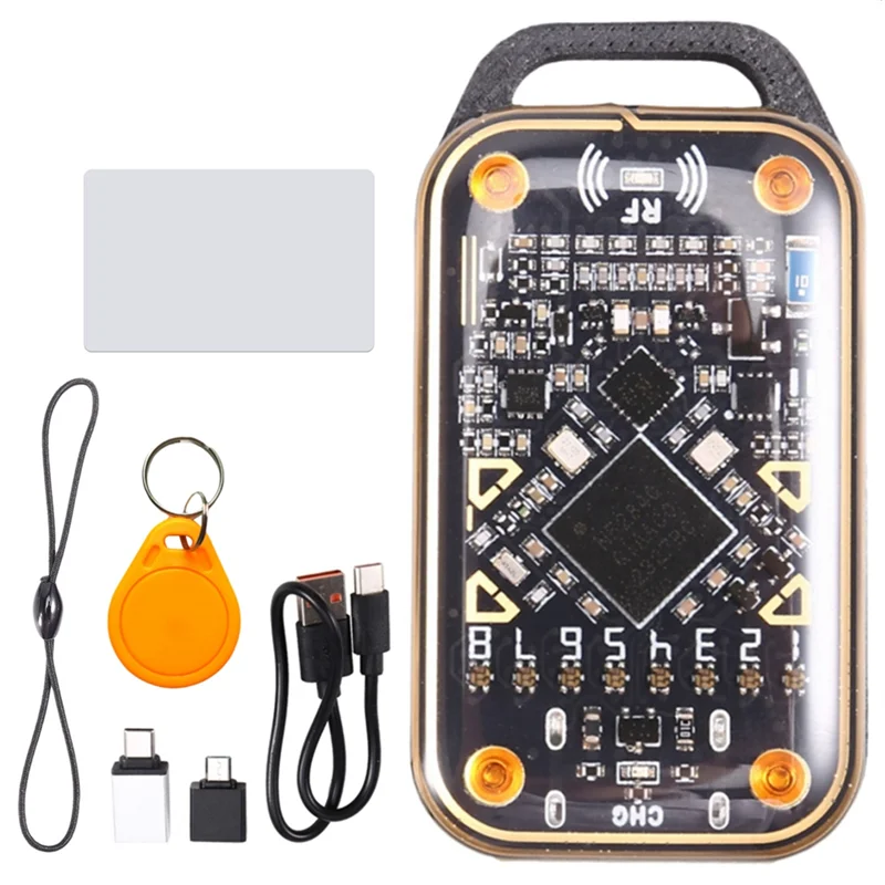 

-A99Z Upgrade Chameleon Ultra Smart Card Emulator+CUID Keychain/Card RFID Smart Chip Reader 125K 13.56M Card NFC Duplicator