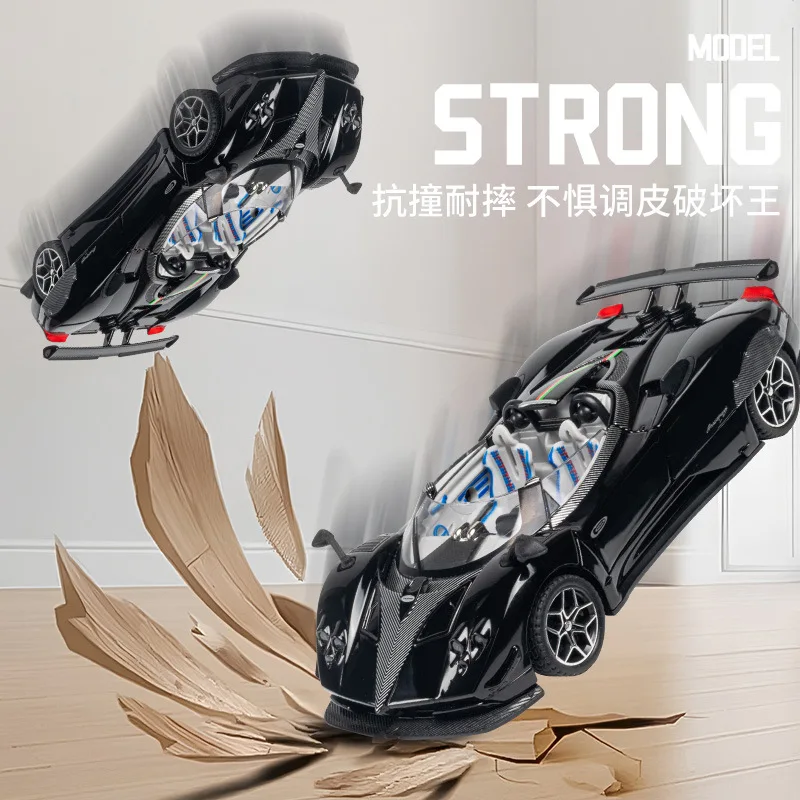 Modelo de coche deportivo de aleación Zonda HP 1:32, adorno de luz y sonido extraíble, modelo de coche de aleación fundido a presión coleccionable