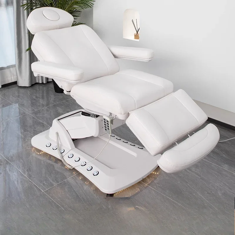 

Luxury Electric Beauty Bed Multi-functional Lifting Massage Tables Therapy Tattoo Beauty with Light Tattoo Bed Injection Bed