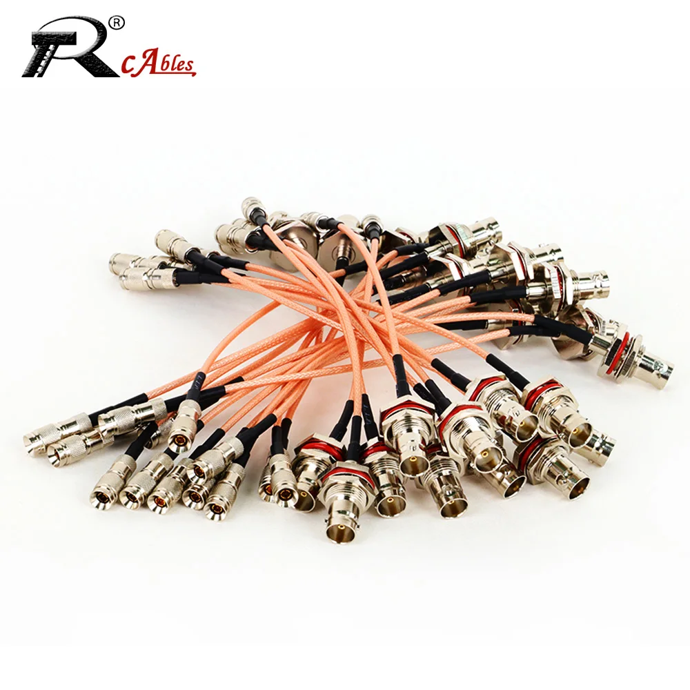 Waterproof BNC to CC4 Connector RF Coaxial RG179 Cable Male BNC Female for Video Camera SDI Camcorder HD-SDI 3G-SDI 4K 8K