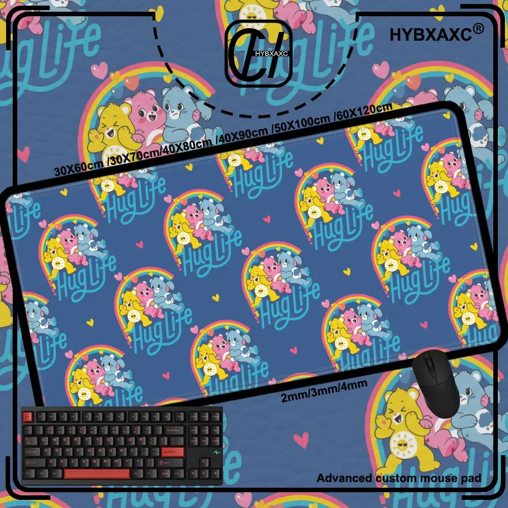 Cute C-Care bears Mouse Pad Mouse Gamer Gaming Pad Office Accessories for Desk Mat Mousepad Mats Keyboard Computer Rug Non-slip